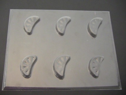 1510 Section Orange Slices Chocolate Candy Mold